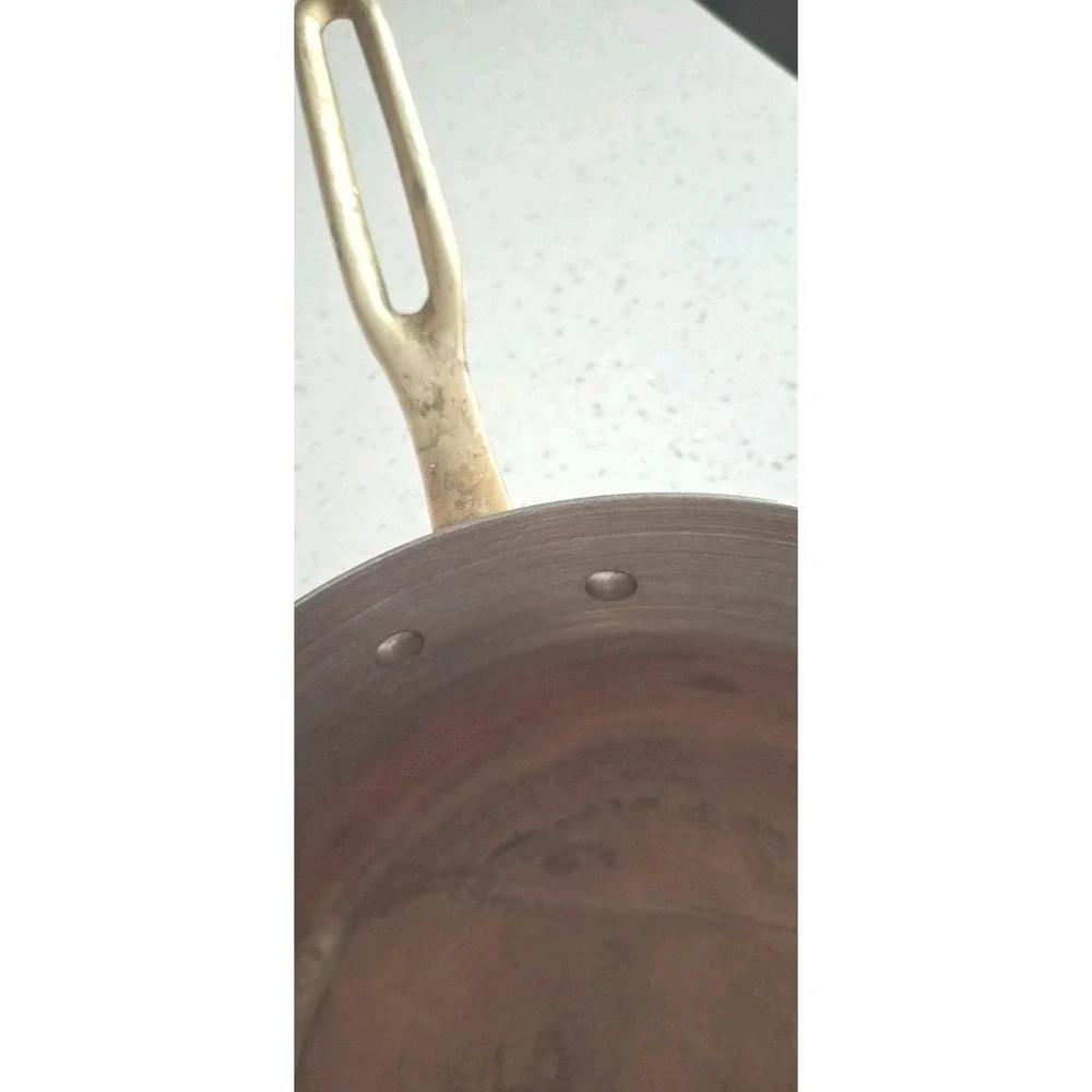 Vintage Copper Saucepan 6.5